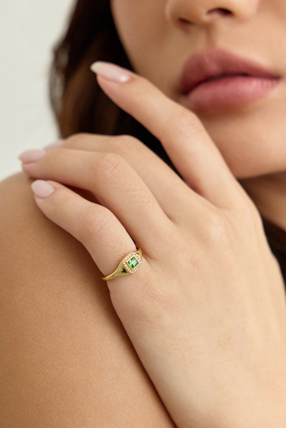 Guardian Pinky Ring 綠御尾戒