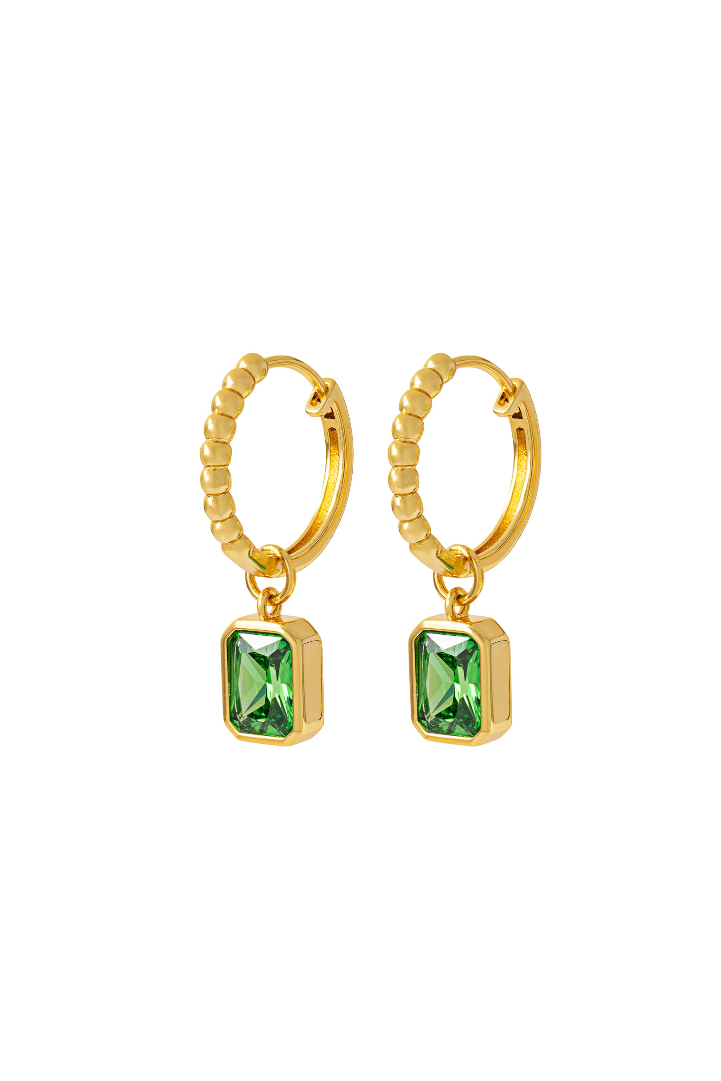 Emerald Charms 綠境吊墜 (耳圈另售)