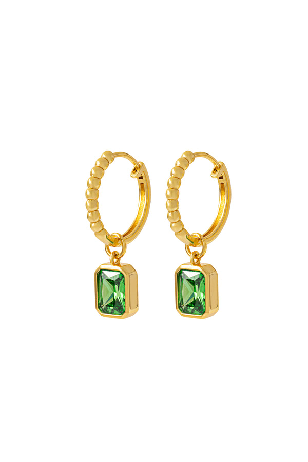 Emerald Charms 綠境吊墜 (耳圈另售)